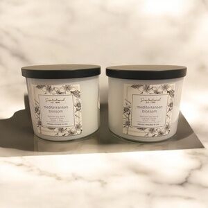 Scentsational Mediterranean Blossom Candle 14.5 oz (2-Pack) • Soy Blend  Elegant